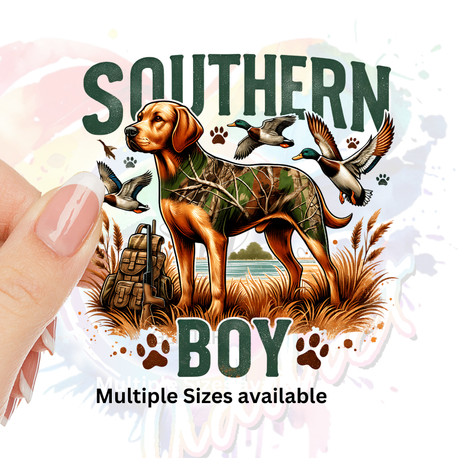 Southern Boy UV DTF Decal