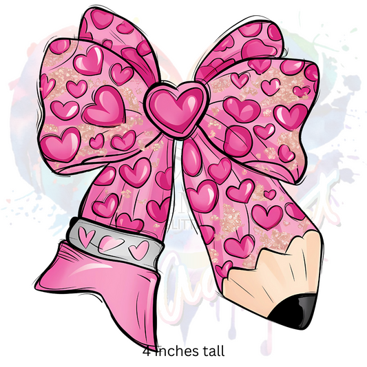 Teacher Valentine UV DTF Decal