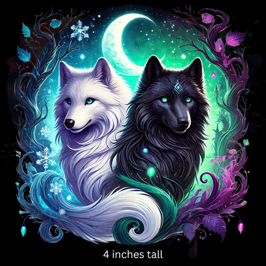 Mystical Wolf 2 UV DTF Decal