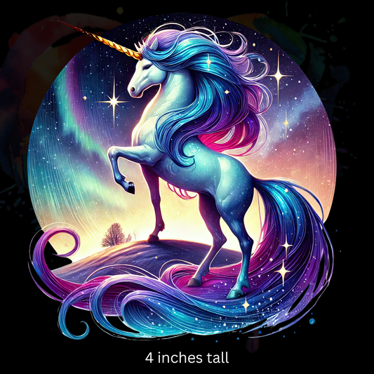 Starry Unicorn 1 UV DTF Decal