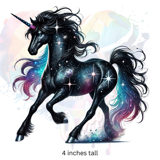 Starry Unicorn 5 UV DTF Decal