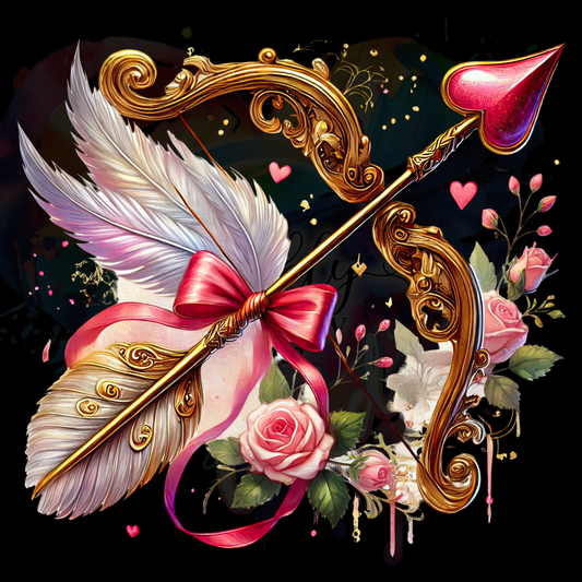 Cupids Arrow 3 UV DTF Decal