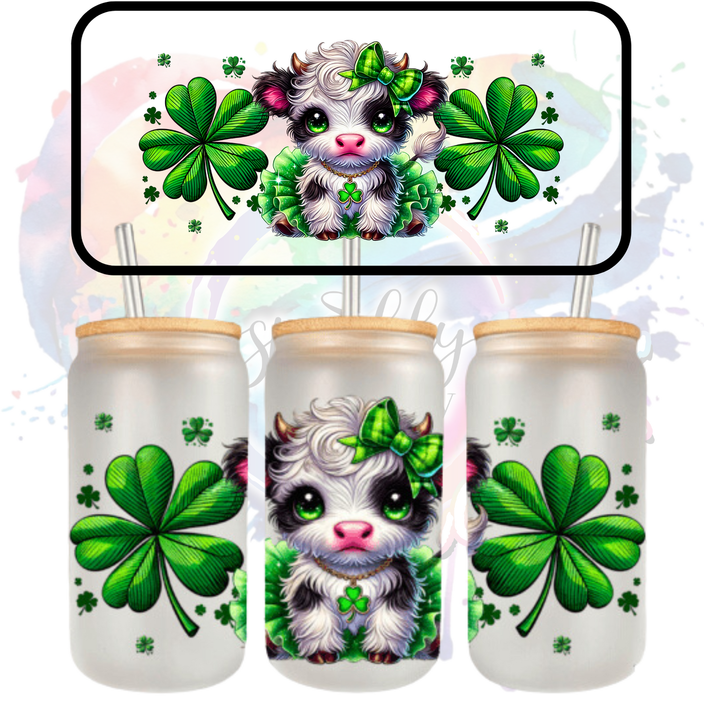 St. Patty 16 oz Highland UV DTF Wrap