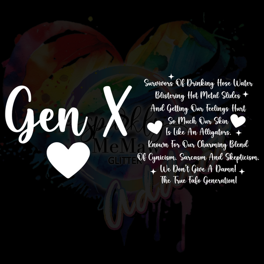 Gen X UV DTF 16 oz Wrap (Decal set)