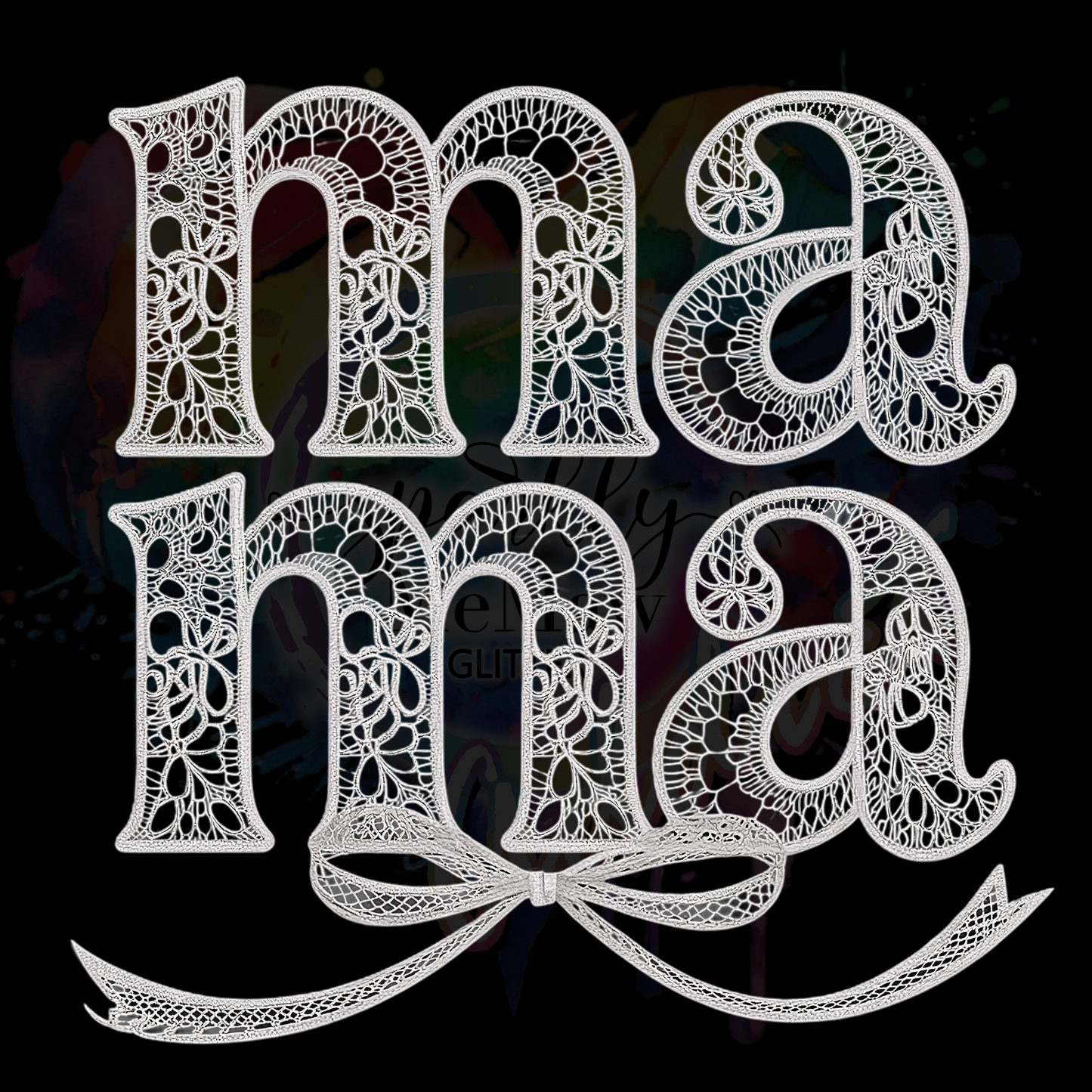 Mama Lace  UV DTF Decal