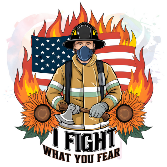 I fight what you fear UV DTF Decal