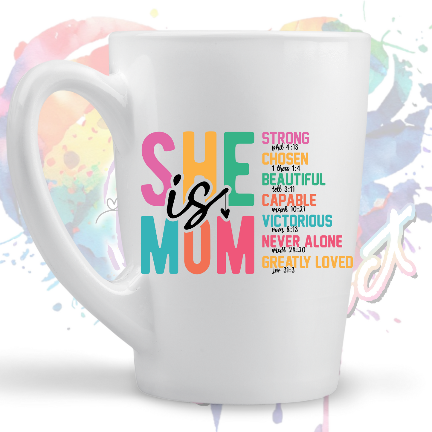 She is Mom UV DTF Decal