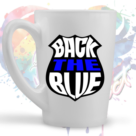 Back the Blue 2 UV DTF Decal