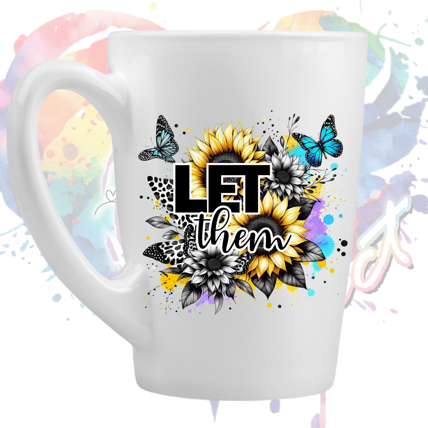 Let them 5  UV DTF Decal