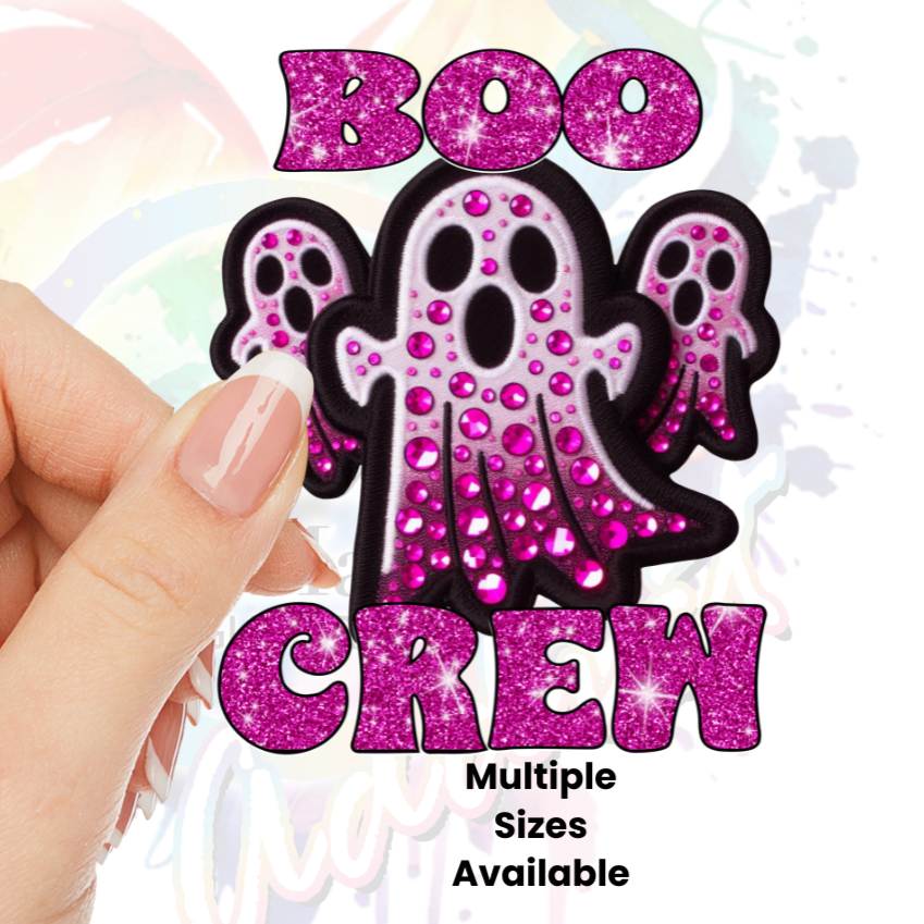 Boo Crew UV DTF Decal