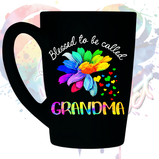 Blessed to be called grandma uv dtf decal 3.5 inches tall