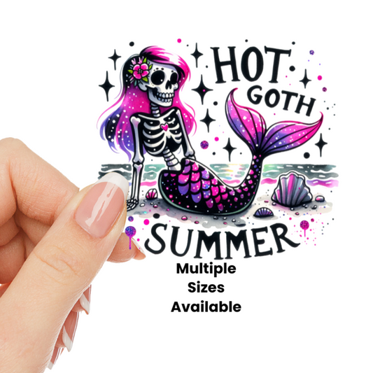 Hot Goth Summer UV DTF Decal