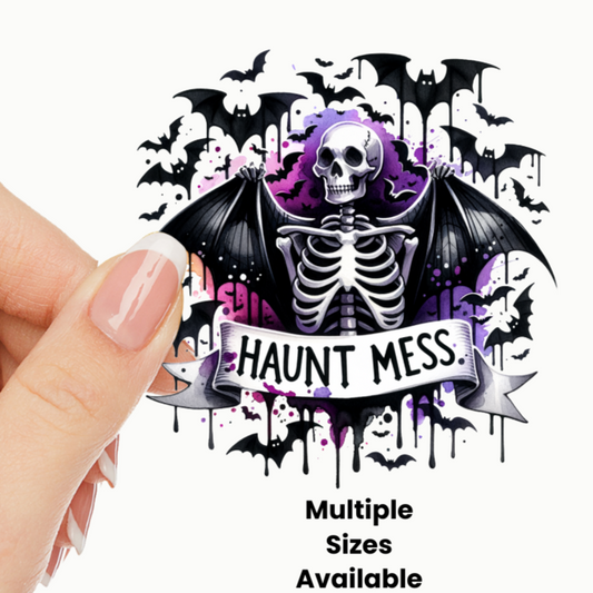 Haunt Mess UV DTF Decal