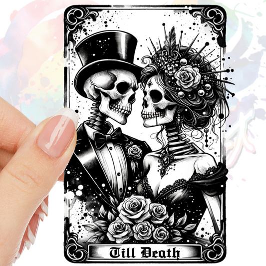 Till Death UV DTF Decal