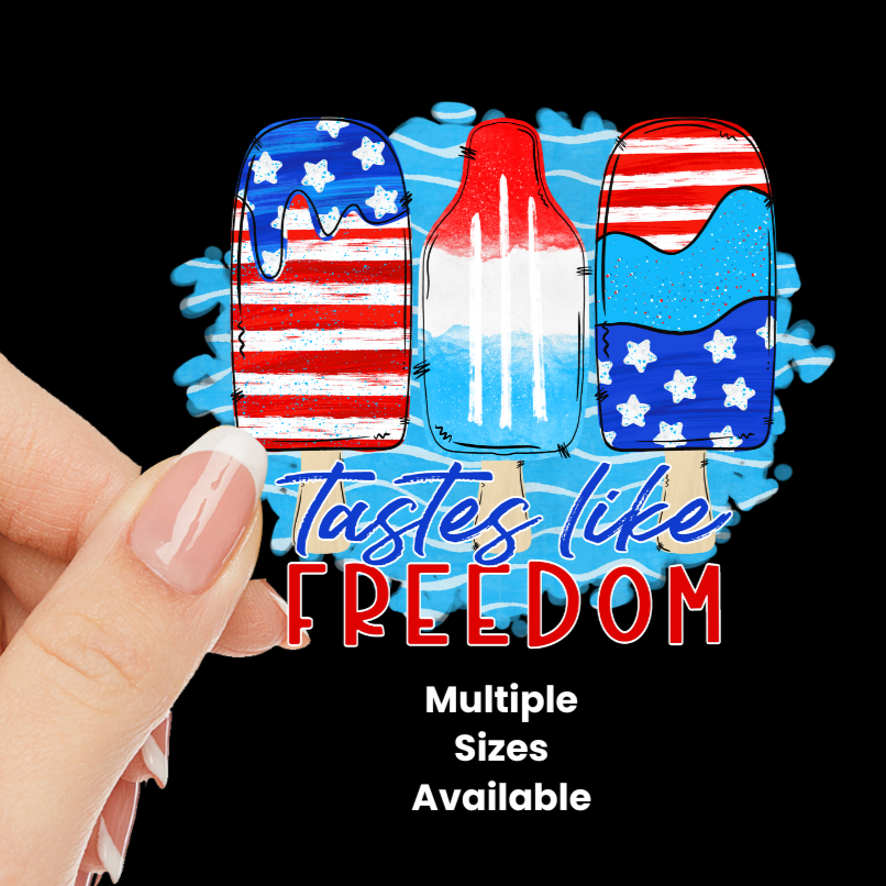 Tastes Like Freedom UV DTF Decal