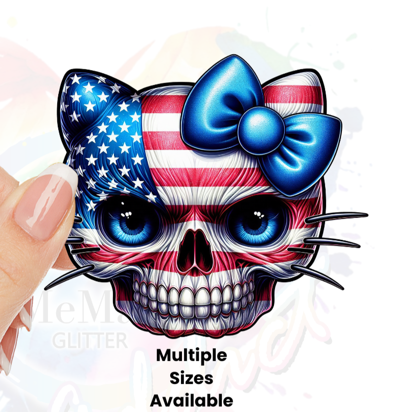 American Kitty UV DTF Decal