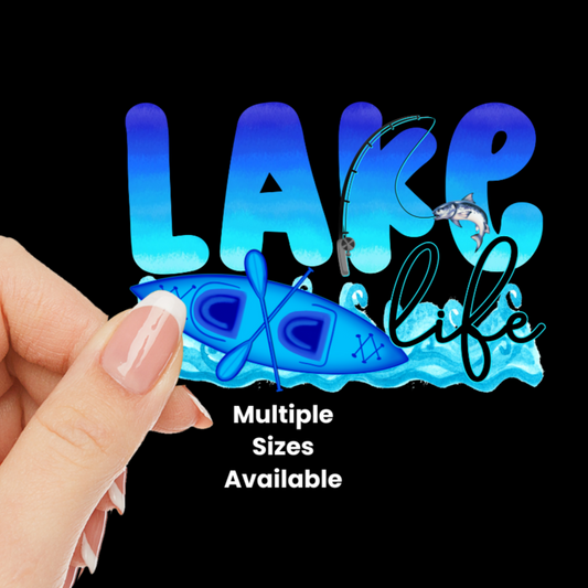 Lake Life UV DTF Decal