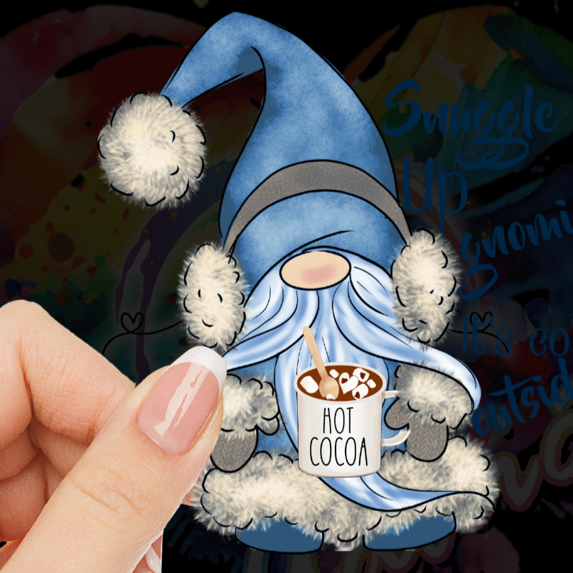 Gnomes Snuggle up UV DTF Decal