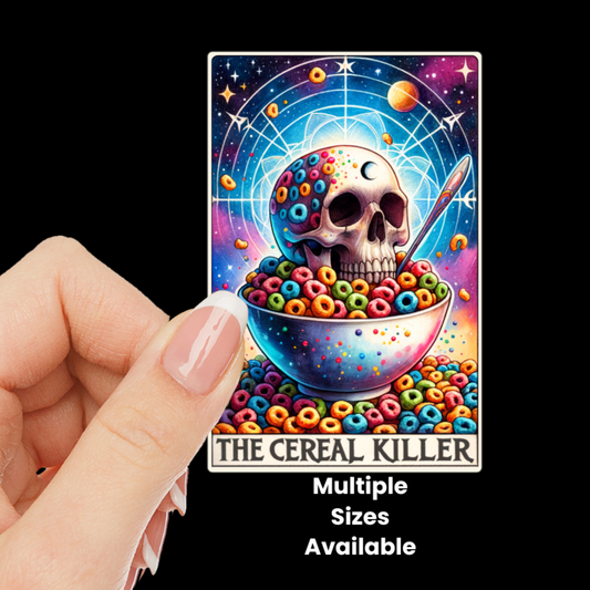 Cereal Killer Tarot UV DTF Decal