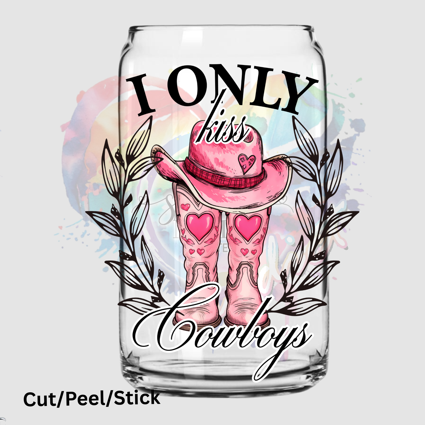 Cowboys Valentine UV DTF Decal