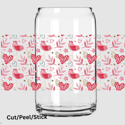 Birdy Love 16 oz UV DTF Wrap