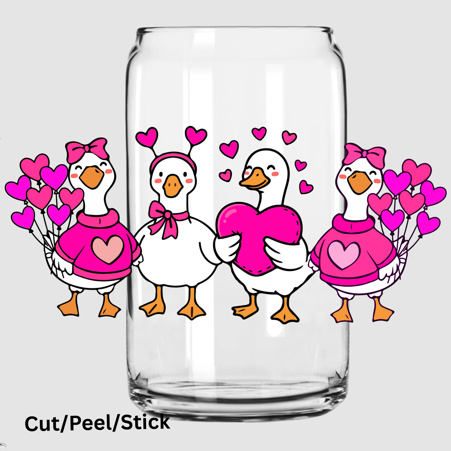 Love Goose 16 oz UV DTF Wrap