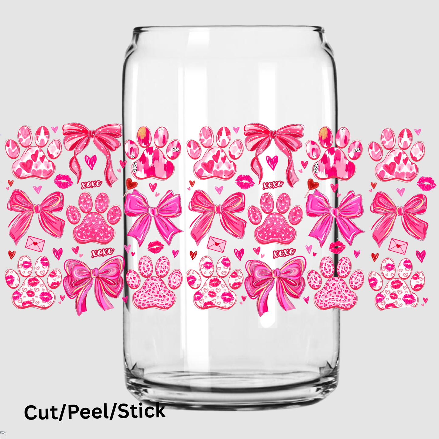 Paws N Bows 16 oz UV DTF Wrap