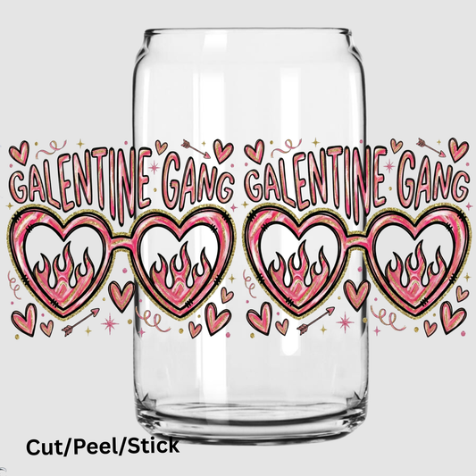 Galentine Gang 16 oz UV DTF Wrap