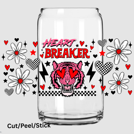 Heart Breaker 16 oz UV DTF Wrap