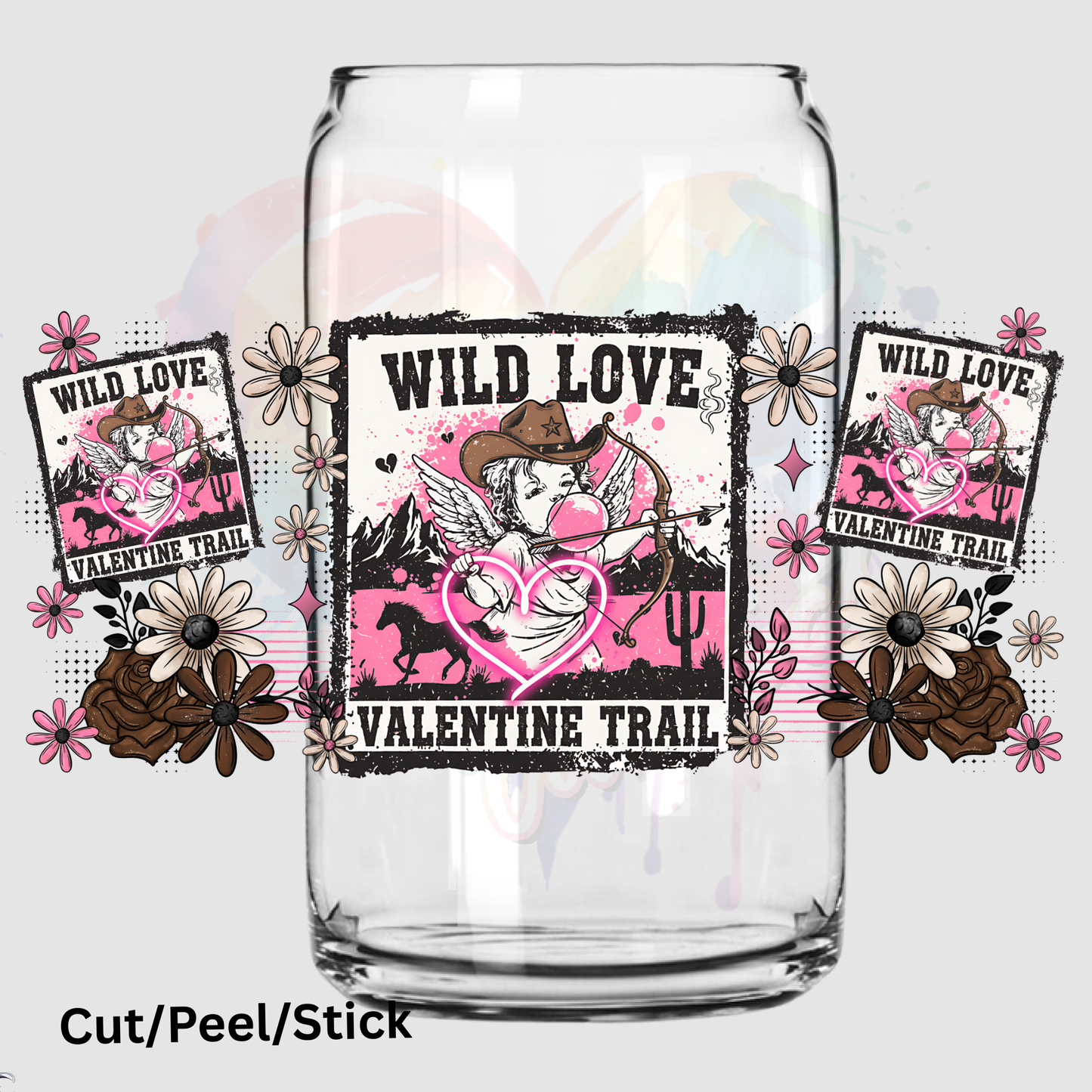 Wild Love 16 oz UV DTF Wrap