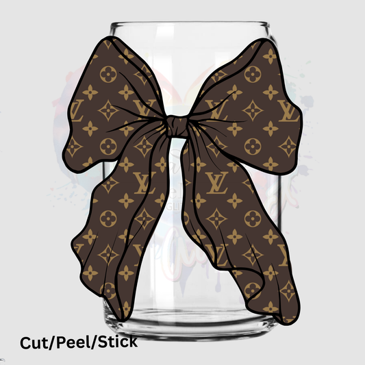 L Bow V UV DTF Decal