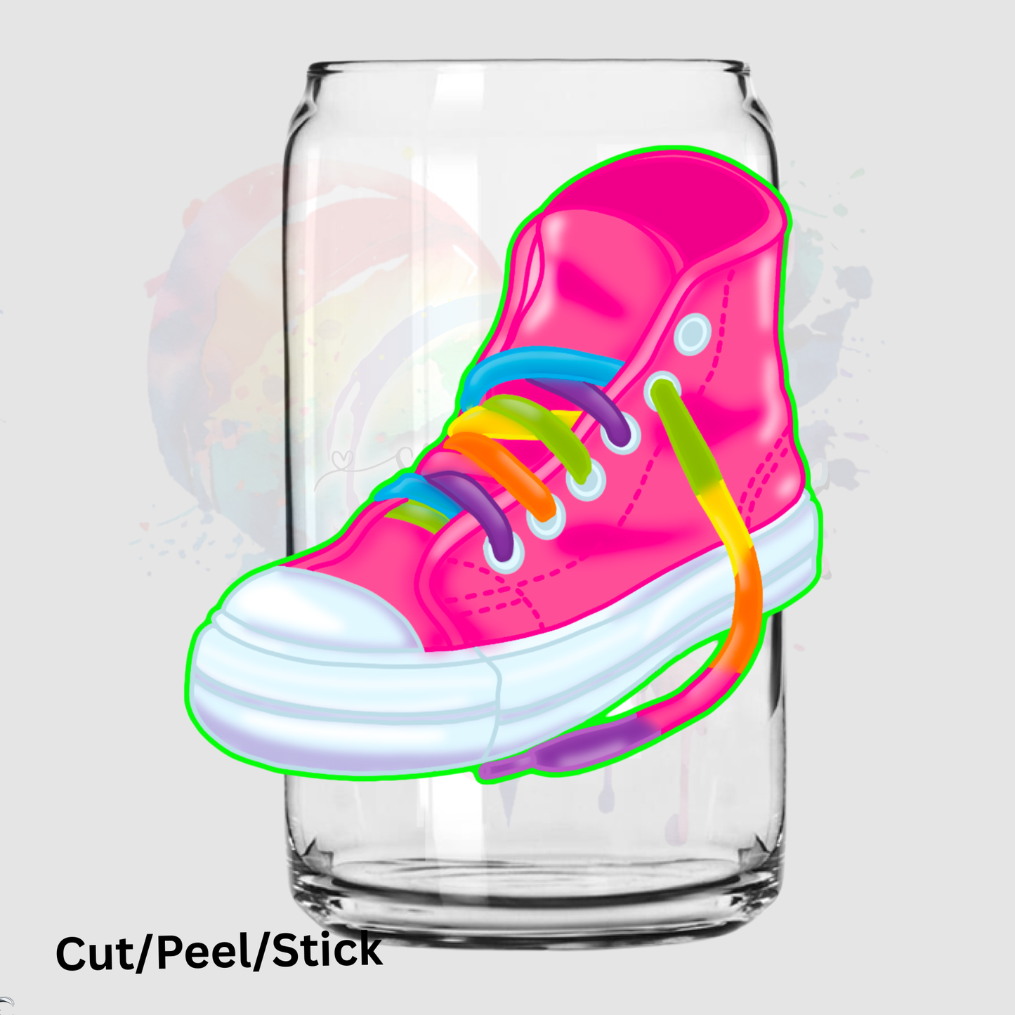 LF vintage Shoe UV DTF Decal
