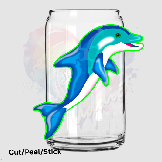 LF Vintage Dolphin UV DTF Decal