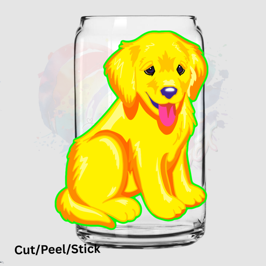 LF Vintage Puppy UV DTF Decal