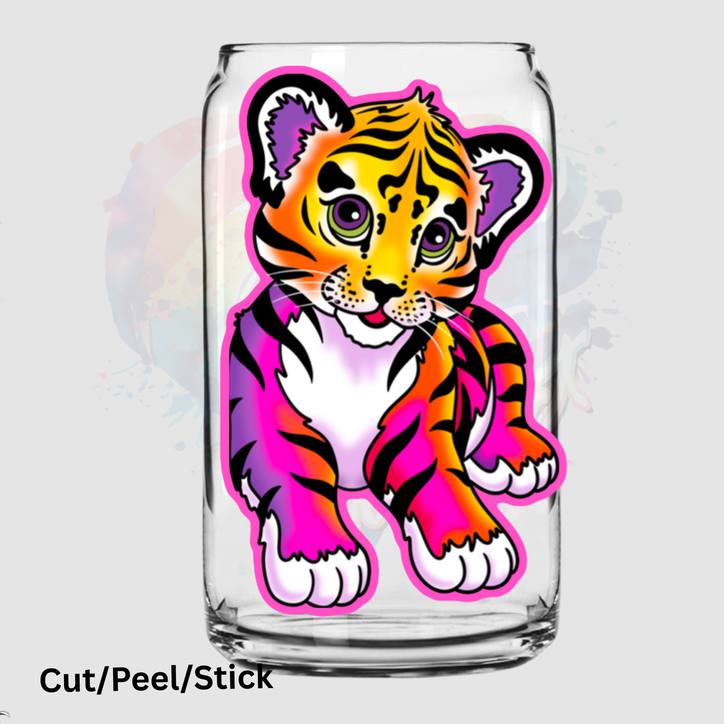 LF Tiger Vintage UV DTF Decal