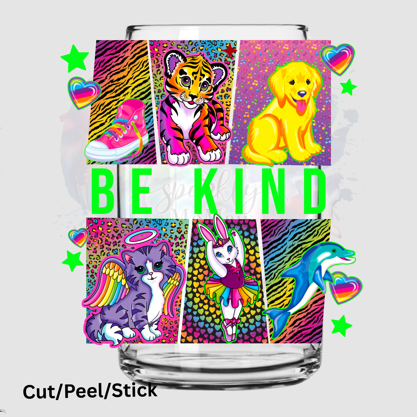 Be Kind Vintage UV DTF Decal
