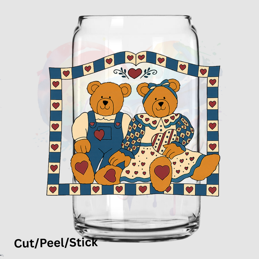 Vintage Bears UV DTF Decal