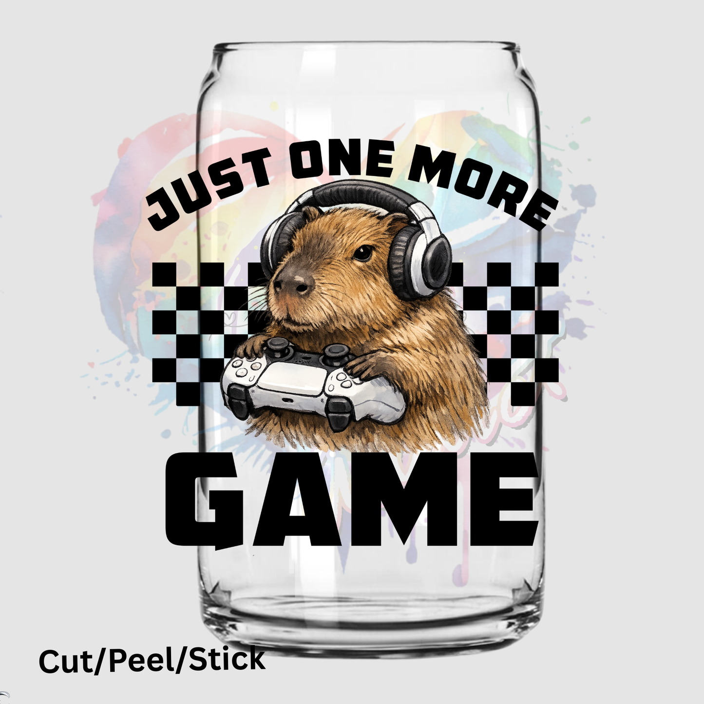 Just one more Game UV DTF Decal