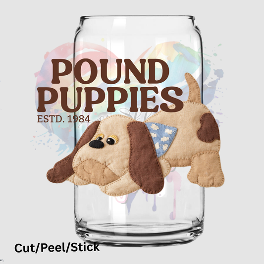 Vintage Puppies UV DTF Decal