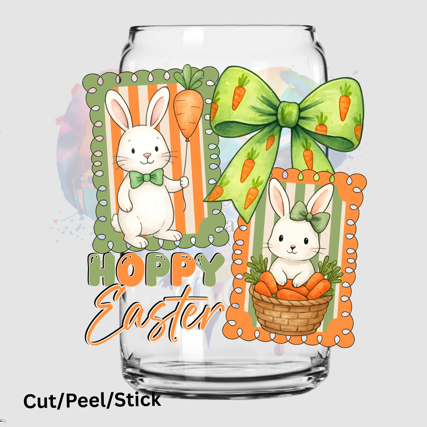 Hoppy Easter UV DTF Decal
