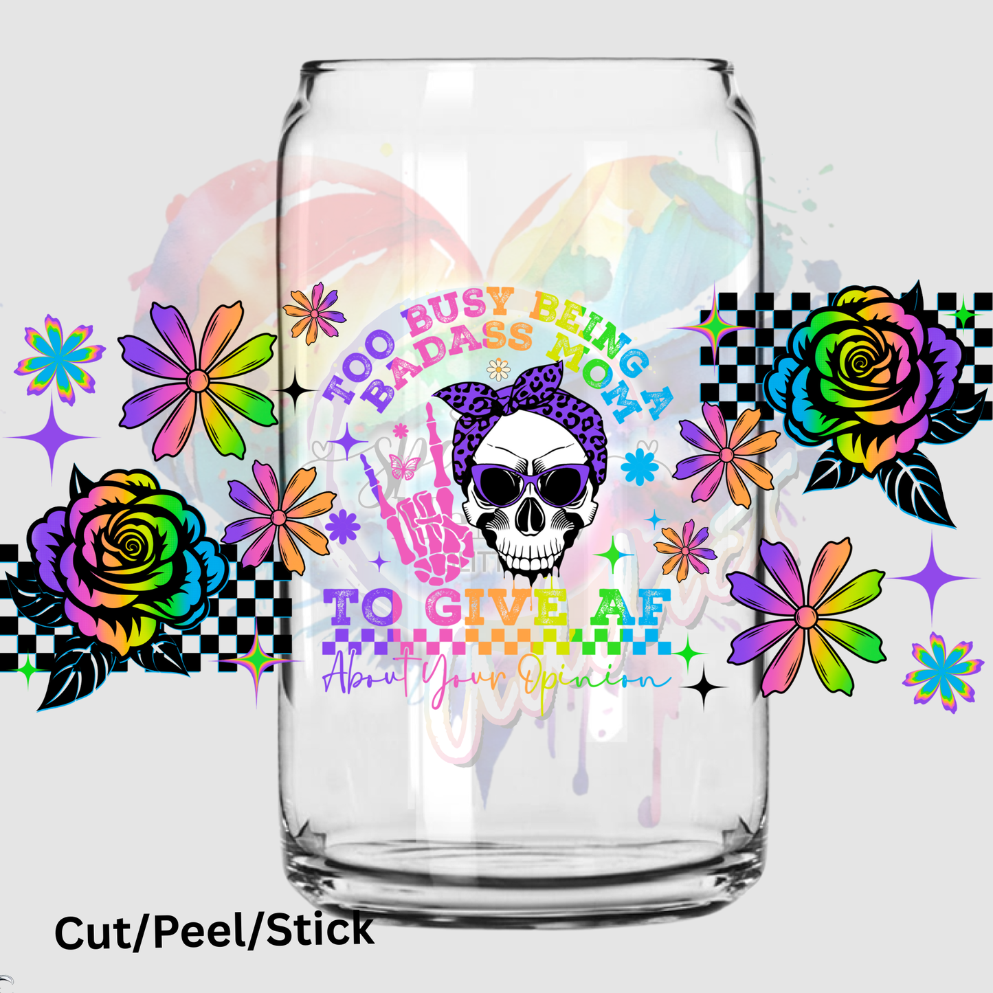 Too Busy UV DTF 16 oz Wrap