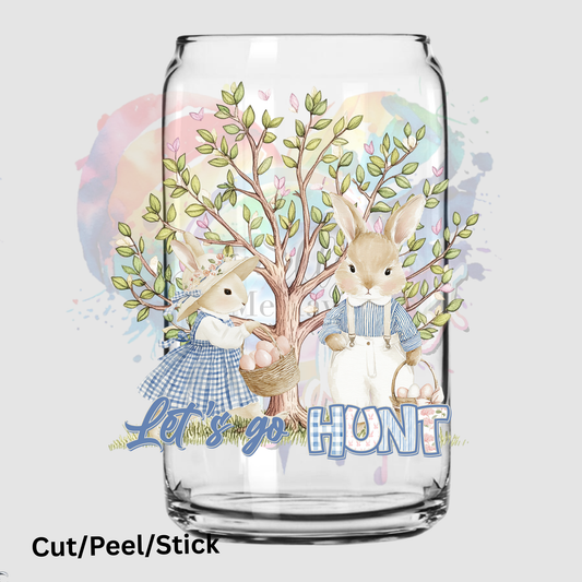Let’s Go Hunt UV DTF Decal