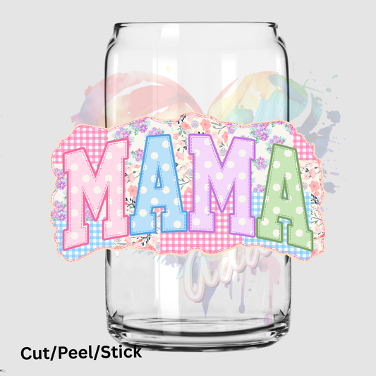 Patchwork Mama UV DTF DECAL