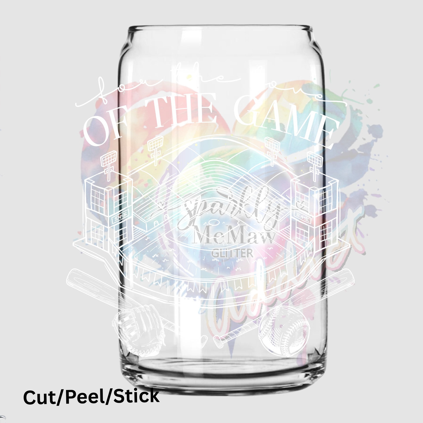 For the Love of the Game UV DTF DECAL