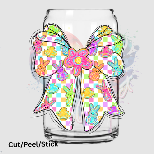 Easter Coquette Bow UV DTF DECAL