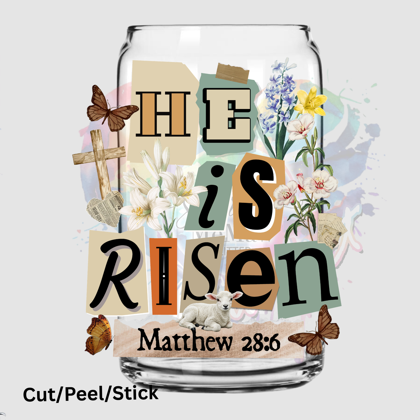 He is Risen UV DTF DECAL