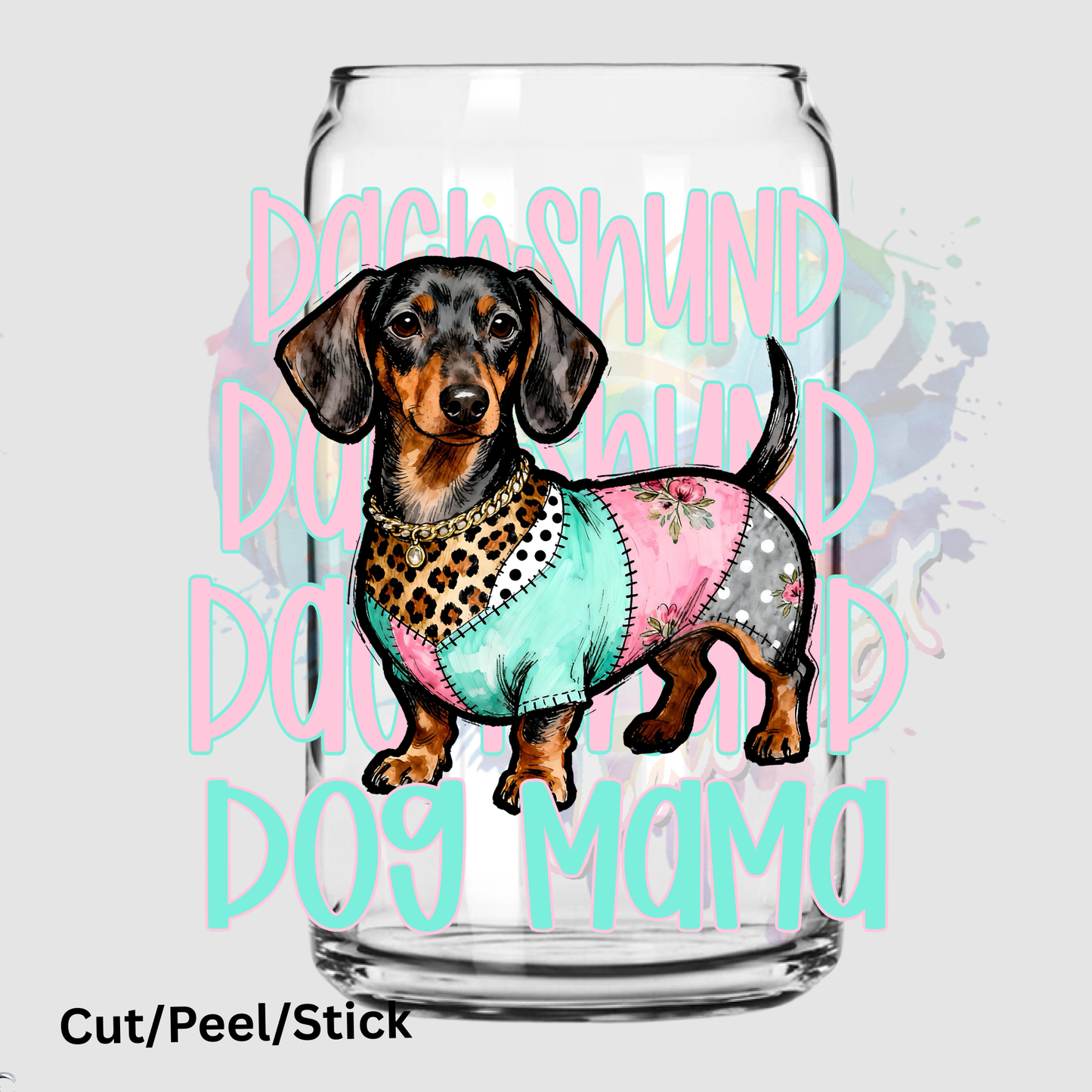 Dachshund UV DTF Decal