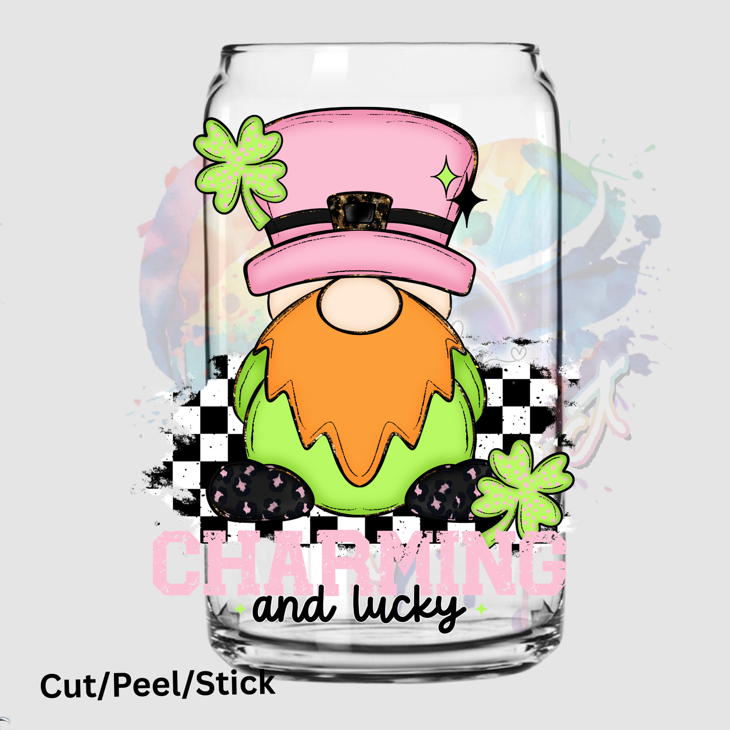 Charming and lucky UV DTF Decal