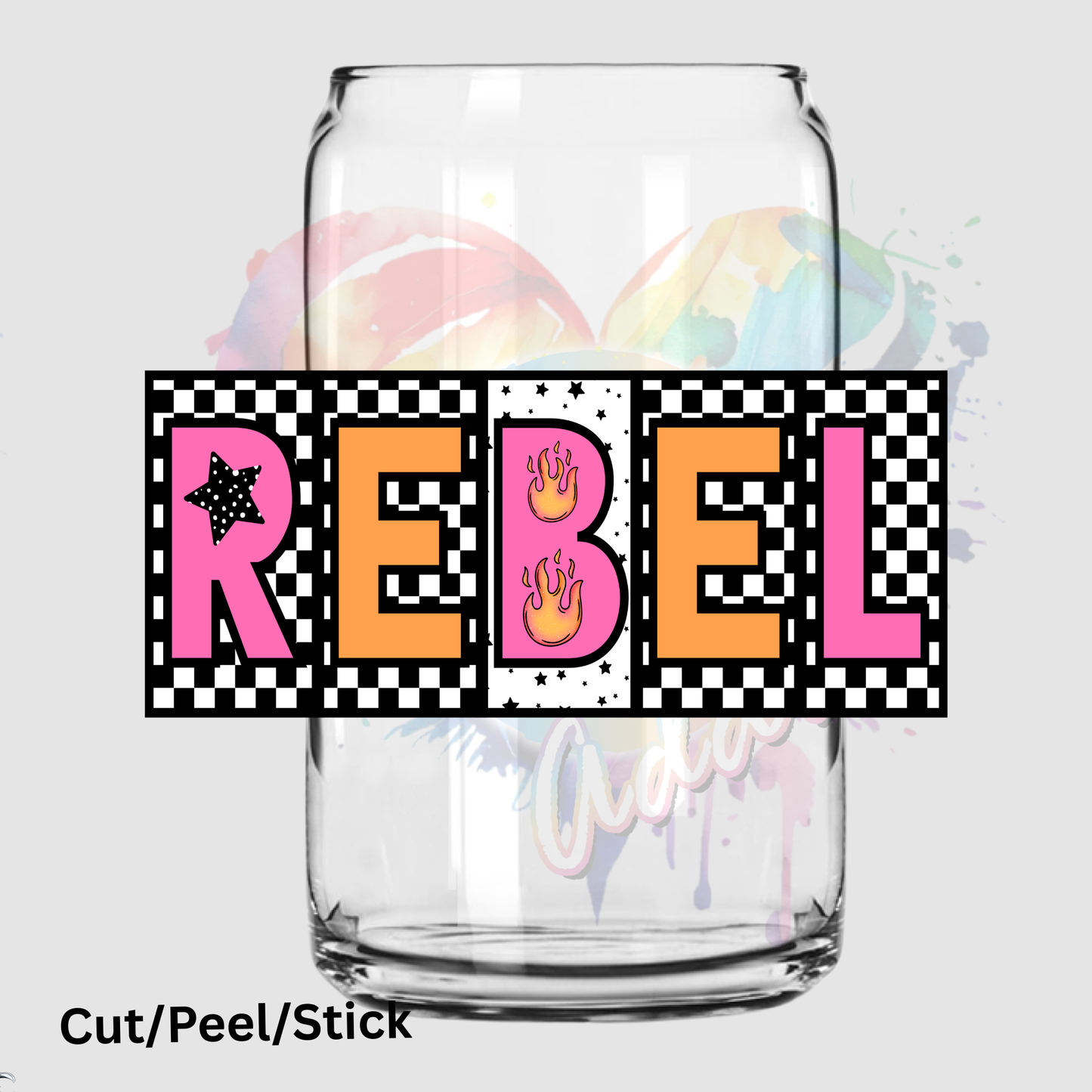 Rebel UV DTF Decal