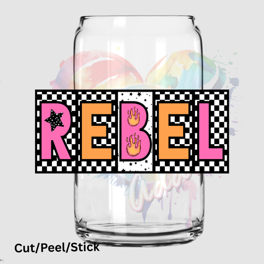Rebel UV DTF Decal